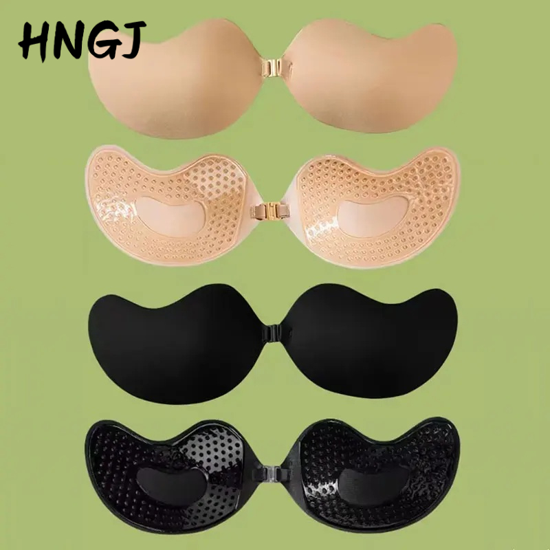 Push Up Bra Silicone - Invisible Stick-On Strapless Seamless Push Up