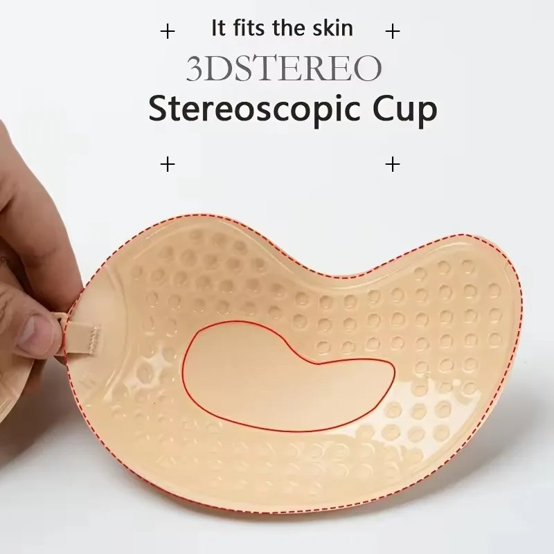 Invisible Stick-On Strapless S - огляд і ціна Push Up Bra Silicone